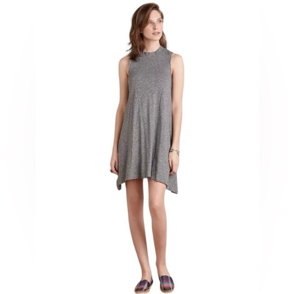Anthropologie Dresses & Skirts - Anthropologie Maeve Gray Asymmetrical Dress - Size Large